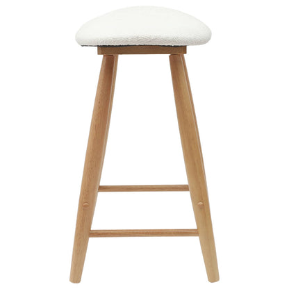 Sillas De Comedor 2 Uds. Madera De Caucho Sólido Natural
