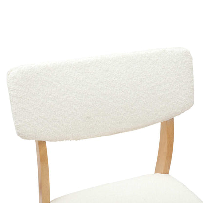 Sillas De Comedor 2 Uds. Madera De Caucho Sólido Natural