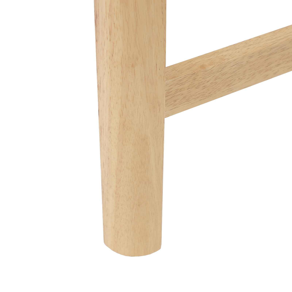 Sillas De Comedor 2 Uds. Madera De Caucho Sólido Natural