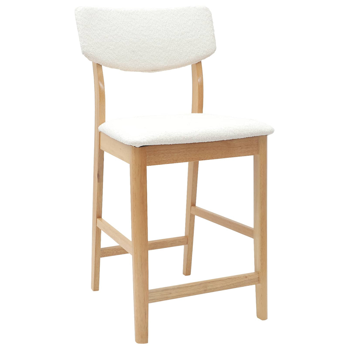 Sillas De Comedor 2 Uds. Madera De Caucho Sólido Natural
