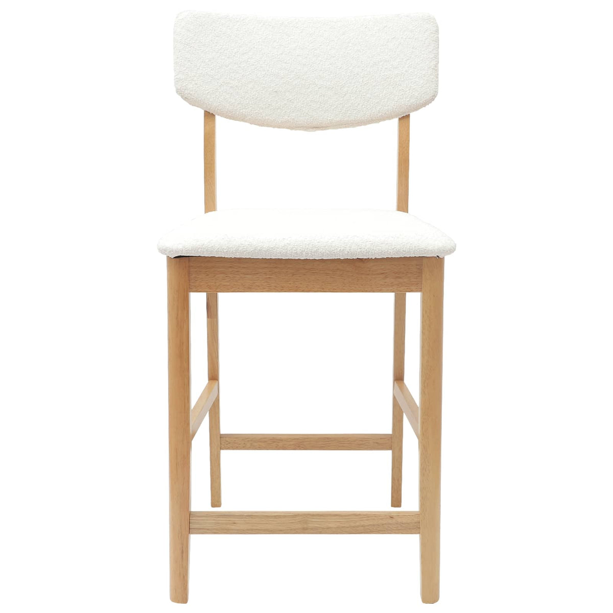 Sillas De Comedor 2 Uds. Madera De Caucho Sólido Natural