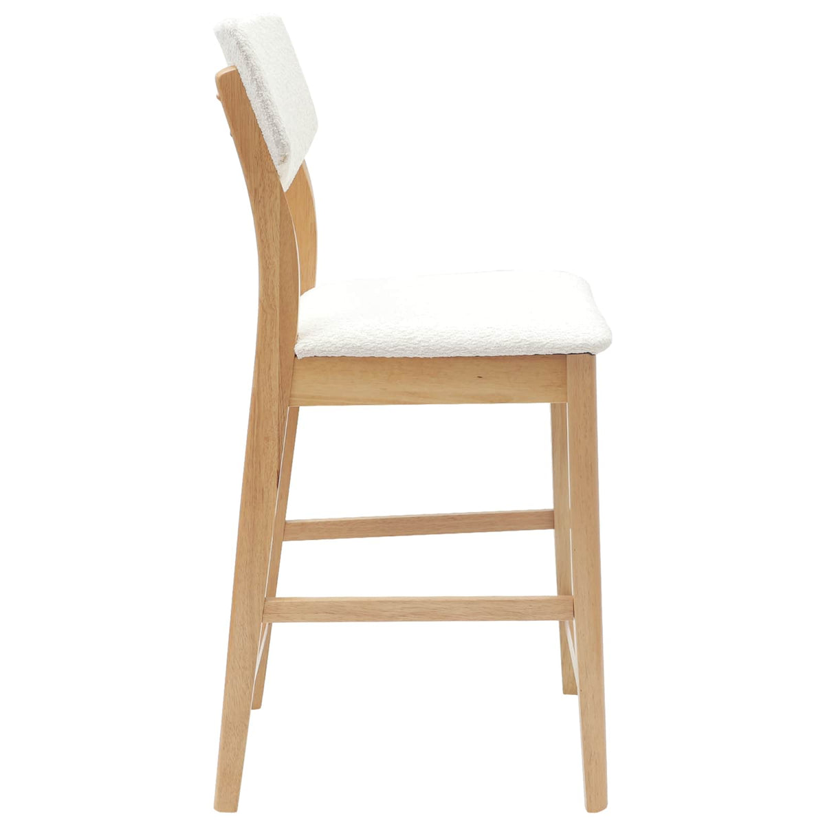 Sillas De Comedor 2 Uds. Madera De Caucho Sólido Natural