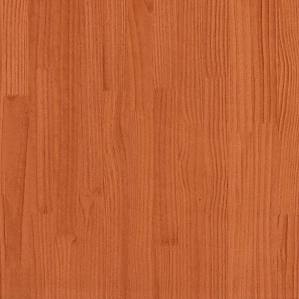 Escritorio Max Brown 100 X 50 X 78 Cm Madera De Pino Macizo