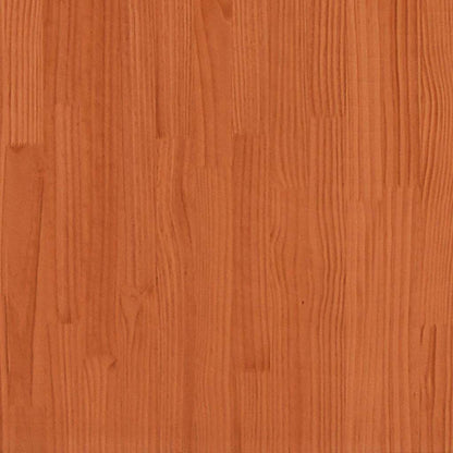 Escritorio Max Brown 100 X 50 X 78 Cm Madera De Pino Macizo