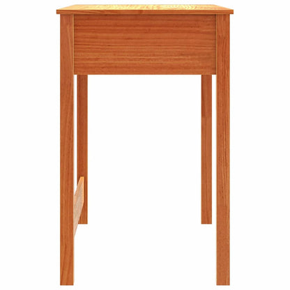 Escritorio Max Brown 100 X 50 X 78 Cm Madera De Pino Macizo