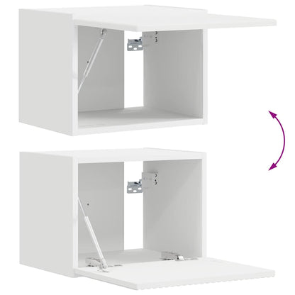 Mueble De Tv Montado En La Pared 2 Pcs 39 X 31 X 29,5 Cm