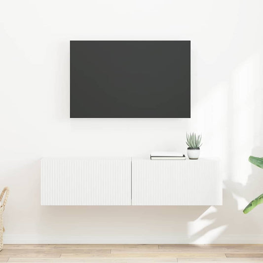 Mueble De Tv Montado En La Pared 2 Pcs 60 X 31 X 29,5 Cm