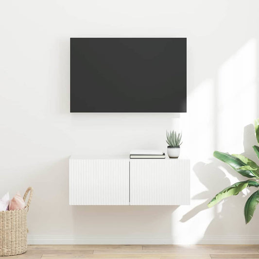 Mueble De Tv Montado En La Pared 78,5 X 31 X 29,5 Cm
