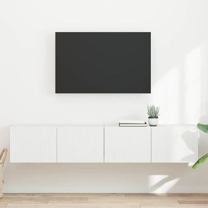 Mueble De Tv Montado En La Pared 2 Pcs 78,5 X 31 X 29,5 Cm
