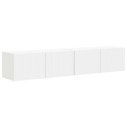 Mueble De Tv Montado En La Pared 2 Pcs 78,5 X 31 X 29,5 Cm