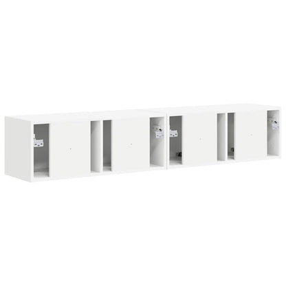 Mueble De Tv Montado En La Pared 2 Pcs 78,5 X 31 X 29,5 Cm