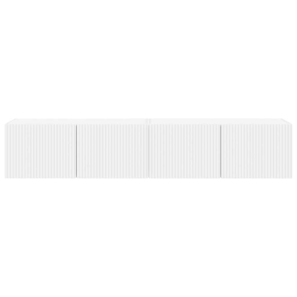 Mueble De Tv Montado En La Pared 2 Pcs 78,5 X 31 X 29,5 Cm