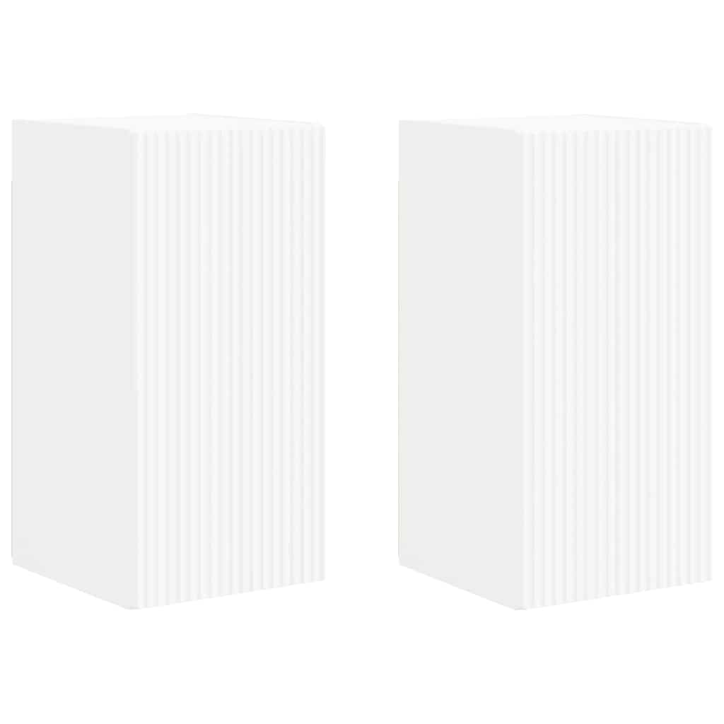 Mueble De Tv Montado En La Pared 2 Pcs 30 X 31 X 60 Cm
