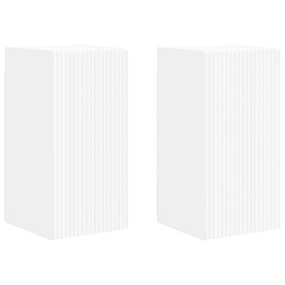 Mueble De Tv Montado En La Pared 2 Pcs 30 X 31 X 60 Cm