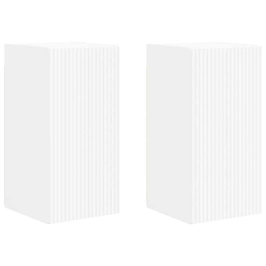 Mueble De Tv Montado En La Pared 2 Pcs 30 X 31 X 60 Cm