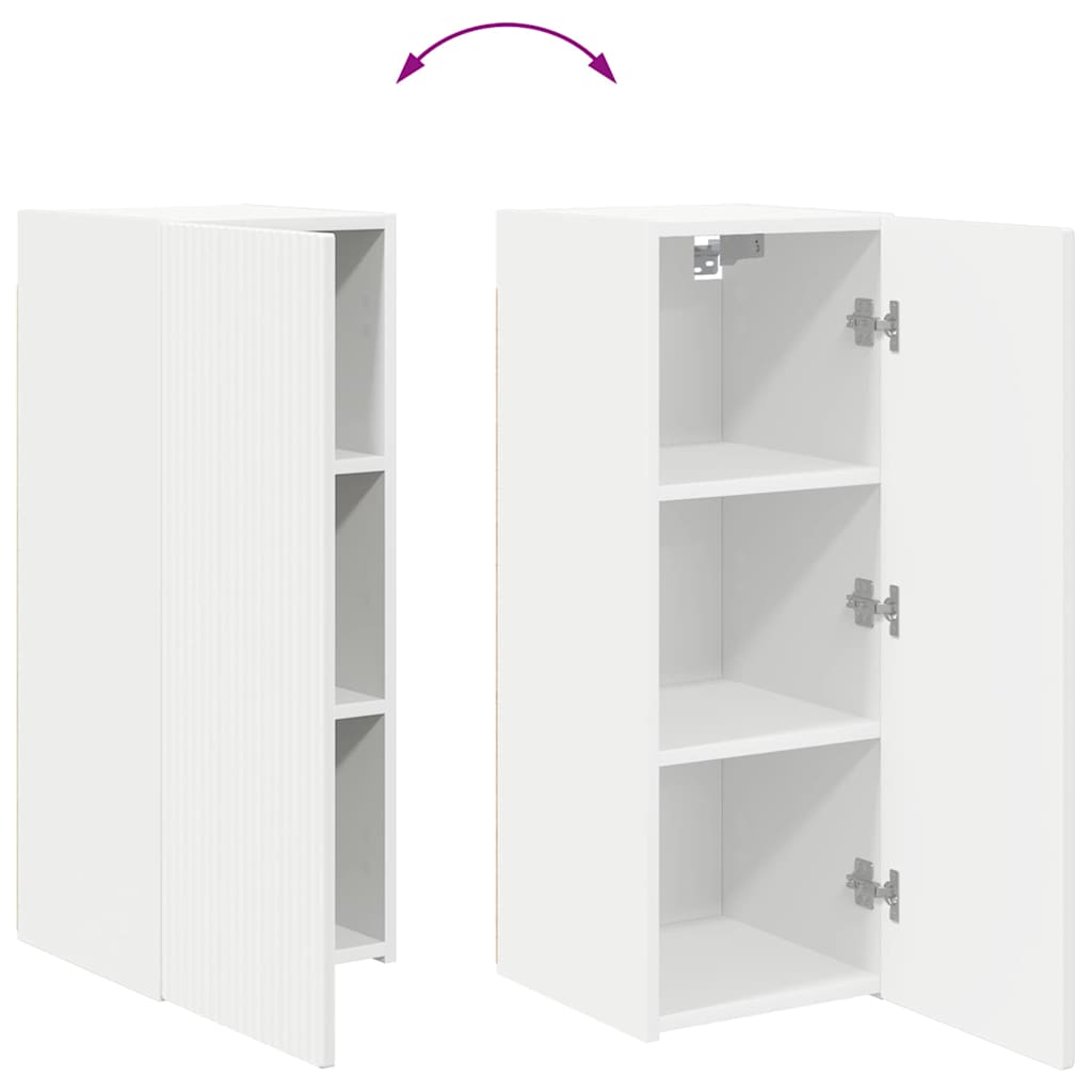 Mueble De Tv Montado En La Pared 30 X 31 X 80 Cm
