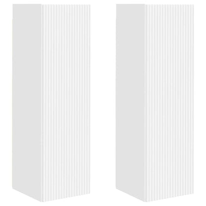 Mueble De Tv Montado En La Pared 2 Pcs 30 X 31 X 100 Cm