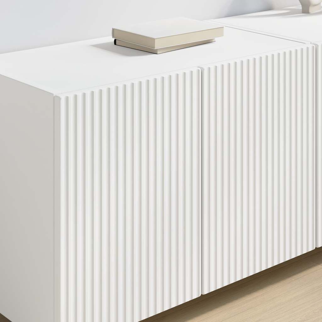 Mueble De Tv Montado En La Pared 2 Pcs 59,5 X 31 X 40 Cm