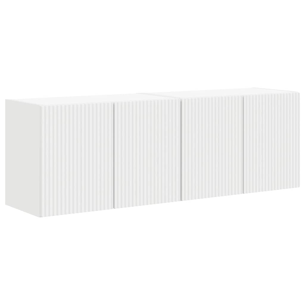 Mueble De Tv Montado En La Pared 2 Pcs 59,5 X 31 X 40 Cm