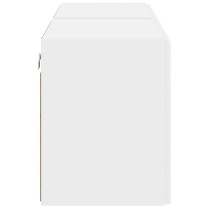 Mueble De Tv Montado En La Pared 2 Pcs 59,5 X 31 X 40 Cm