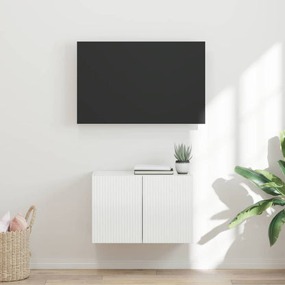 Mueble De Tv Montado En La Pared Roble Artesanal