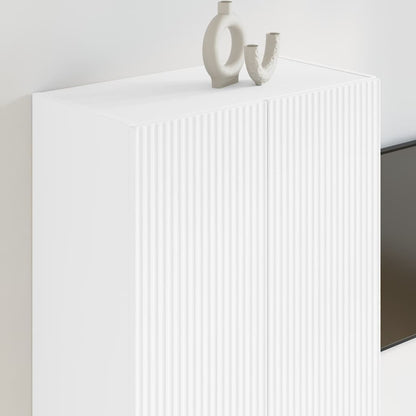 Mueble De Tv Montado En La Pared 59,5 X 31 X 80 Cm
