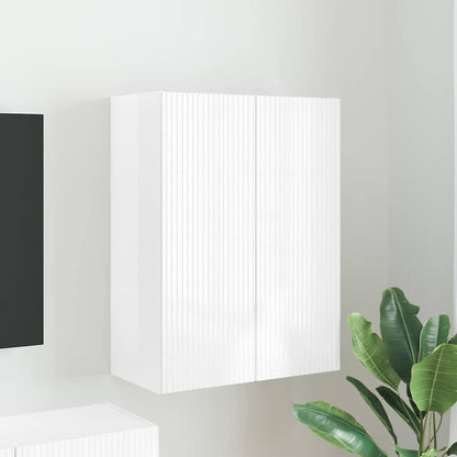 Mueble De Tv Montado En La Pared Roble Artesanal