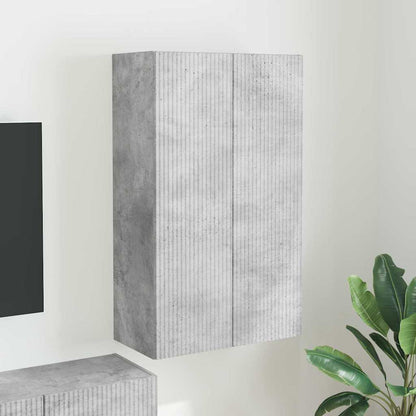 Mueble De Tv Montado En La Pared Roble Artesanal