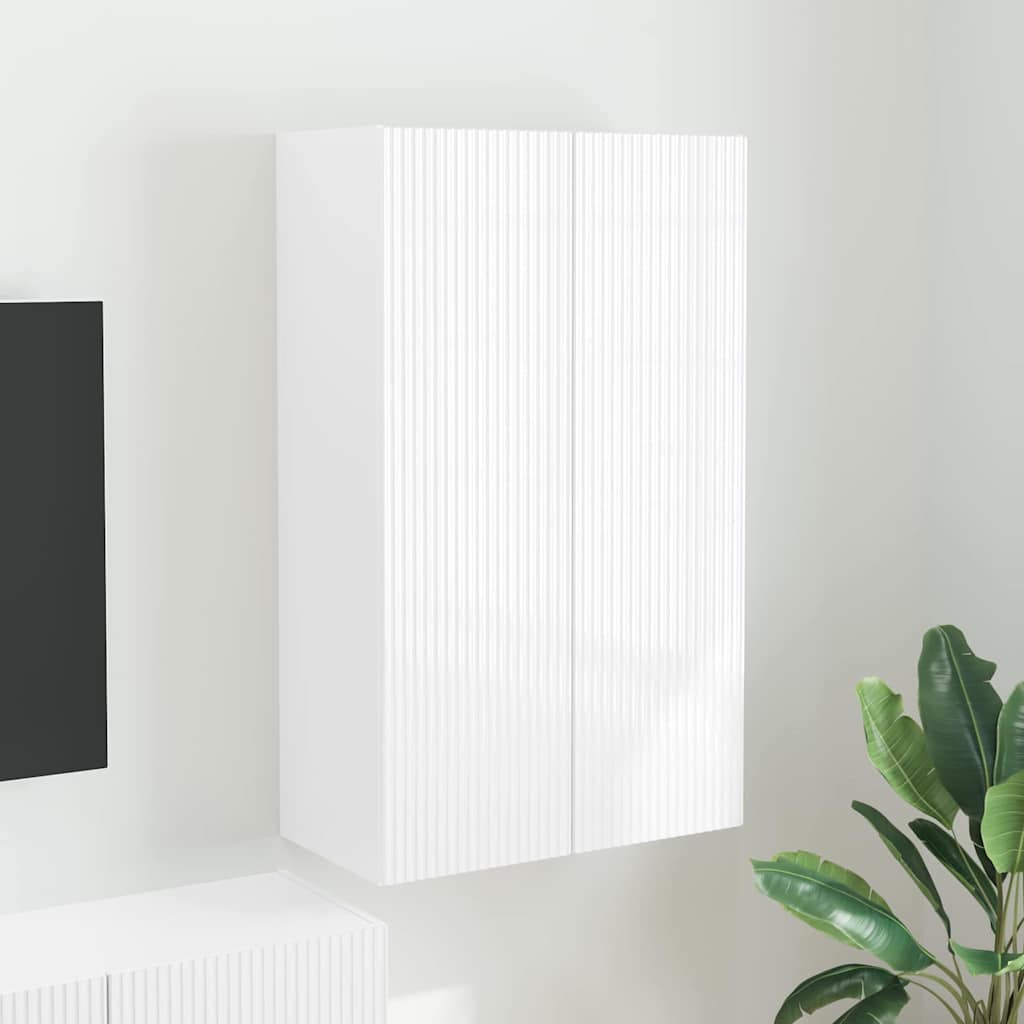 Mueble De Tv Montado En La Pared Roble Artesanal