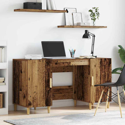 Escritorio 140 X 50 X 75 Cm Madera Contrachapada