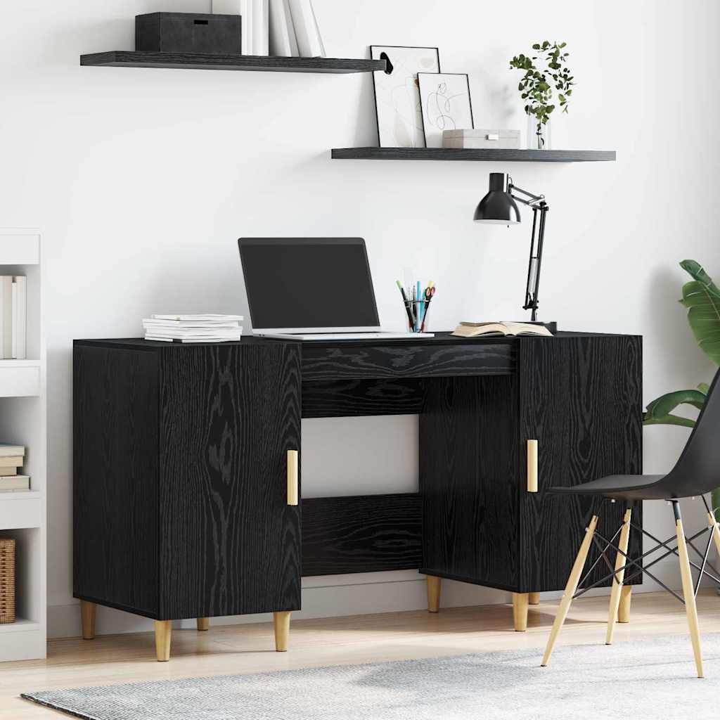 Escritorio 140 X 50 X 75 Cm Madera Contrachapada