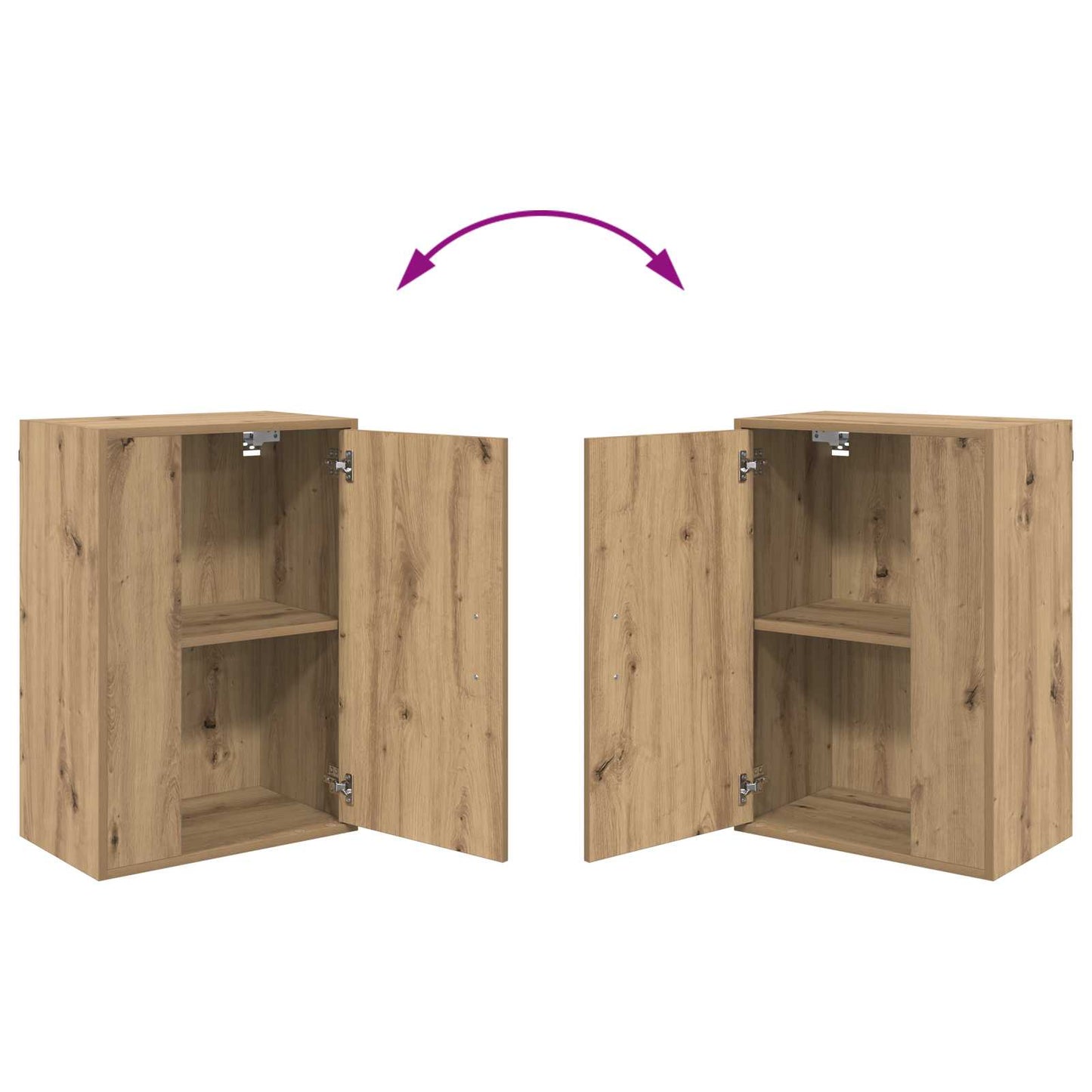 Conjunto De Mueble De Tv 4 Pcs Roble Artesanal