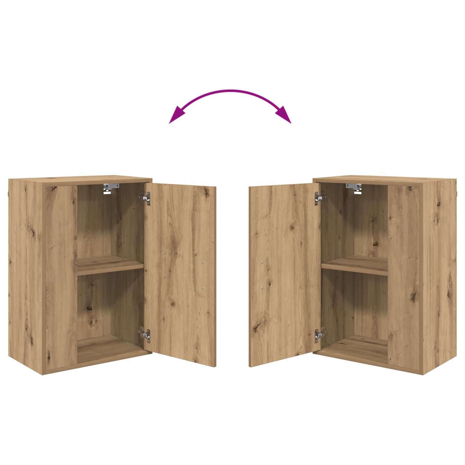 Conjunto De Mueble De Tv 4 Pcs Roble Artesanal