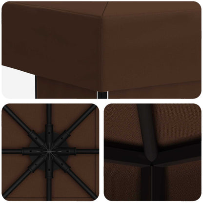 Cenador 3 X 3 M Poliéster Y Acero 190 Gsm