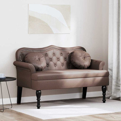 Banco Chesterfield 120.5 X 65 X 75 Cm Cuero Sintético