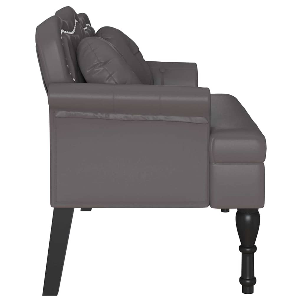 Banco Chesterfield 120.5 X 65 X 75 Cm Cuero Sintético