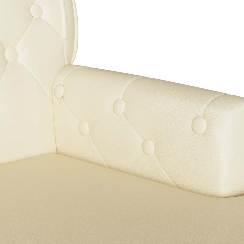 Banco Chesterfield 119,5 X 64,5 X 75 Cm Cuero Sintético