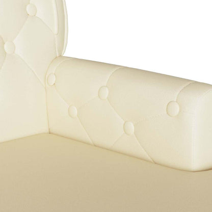 Banco Chesterfield 119,5 X 64,5 X 75 Cm Cuero Sintético