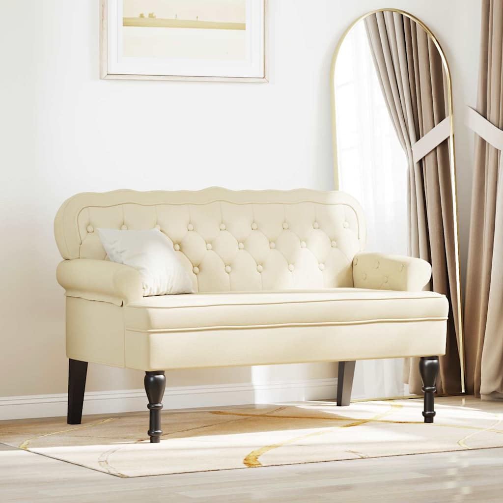 Banco Chesterfield 119,5 X 64,5 X 75 Cm Cuero Sintético