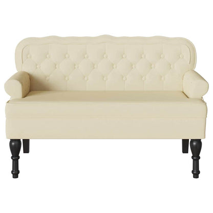 Banco Chesterfield 119,5 X 64,5 X 75 Cm Cuero Sintético