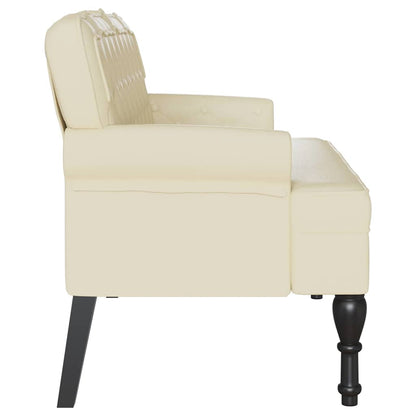 Banco Chesterfield 119,5 X 64,5 X 75 Cm Cuero Sintético