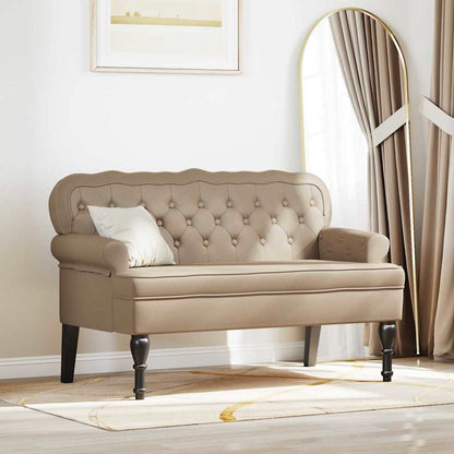 Banco Chesterfield 119,5 X 64,5 X 75 Cm Cuero Sintético