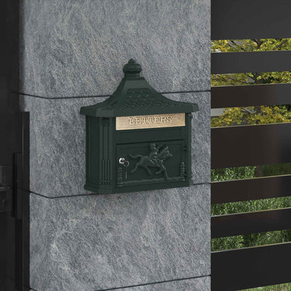Buzón Montado En La Pared Con Puerta 40,5 X 16 X 45 Cm