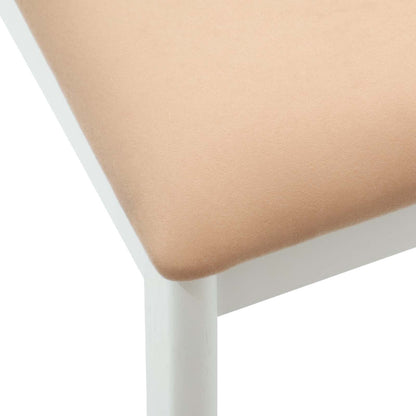 Silla De Comedor 2 Uds. Madera De Caucho Sólida