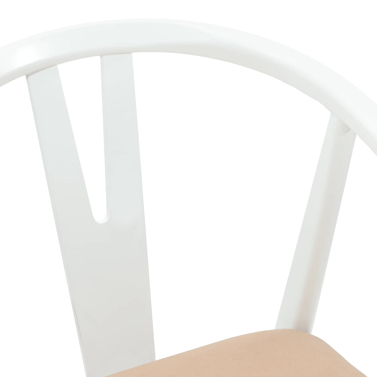 Silla De Comedor 2 Uds. Madera De Caucho Sólido