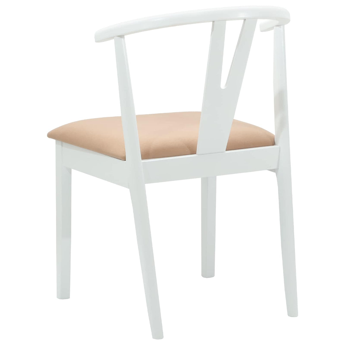 Silla De Comedor 2 Uds. Madera De Caucho Sólido