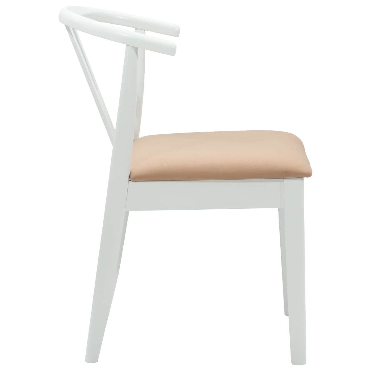 Silla De Comedor 2 Uds. Madera De Caucho Sólido