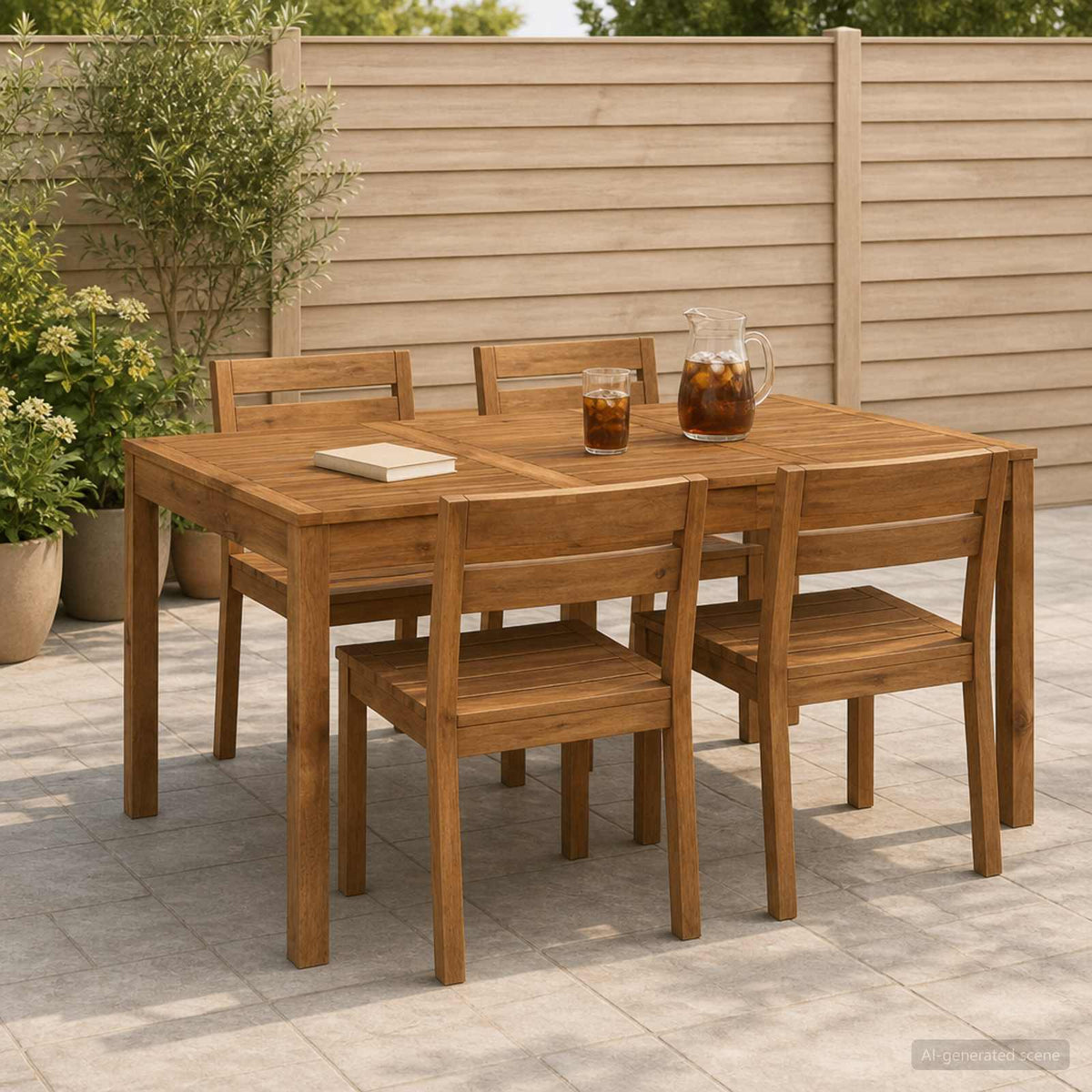Mesa De Cena De Jardín