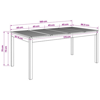 Mesa De Cena De Jardín