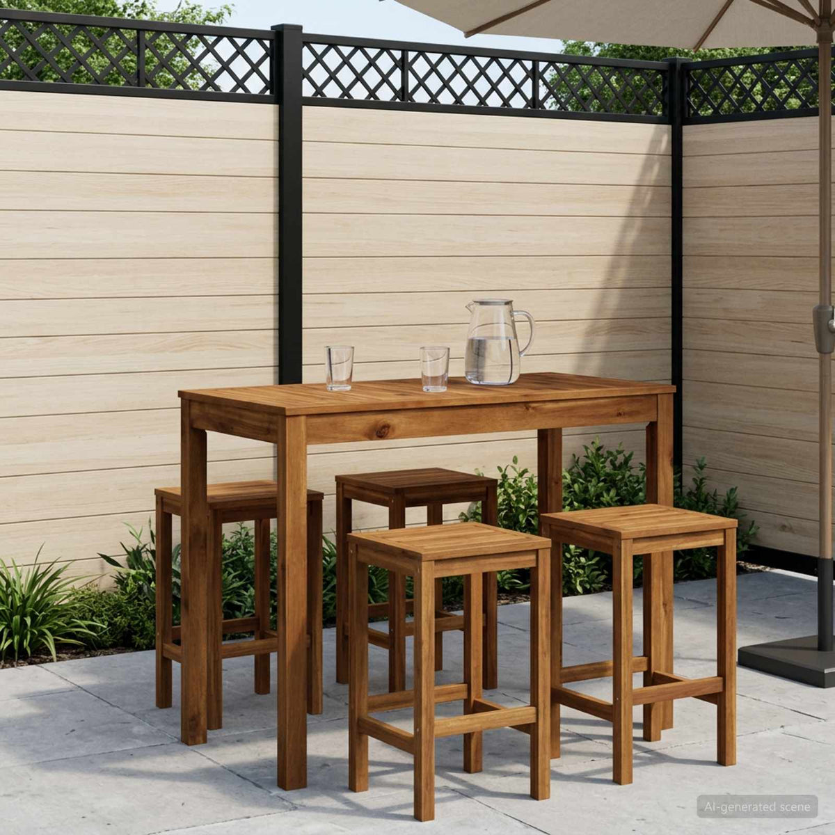 Mesa De Bar Para Jardín